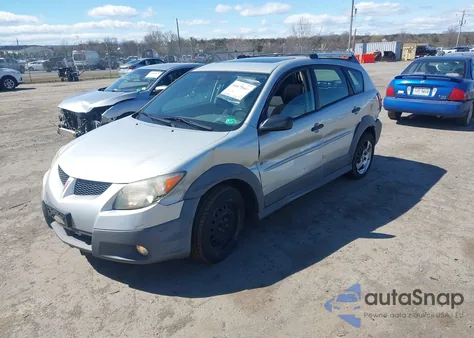 2004 Pontiac Vibe из США, поврежденный, VIN 5Y2SL628X4Z410246